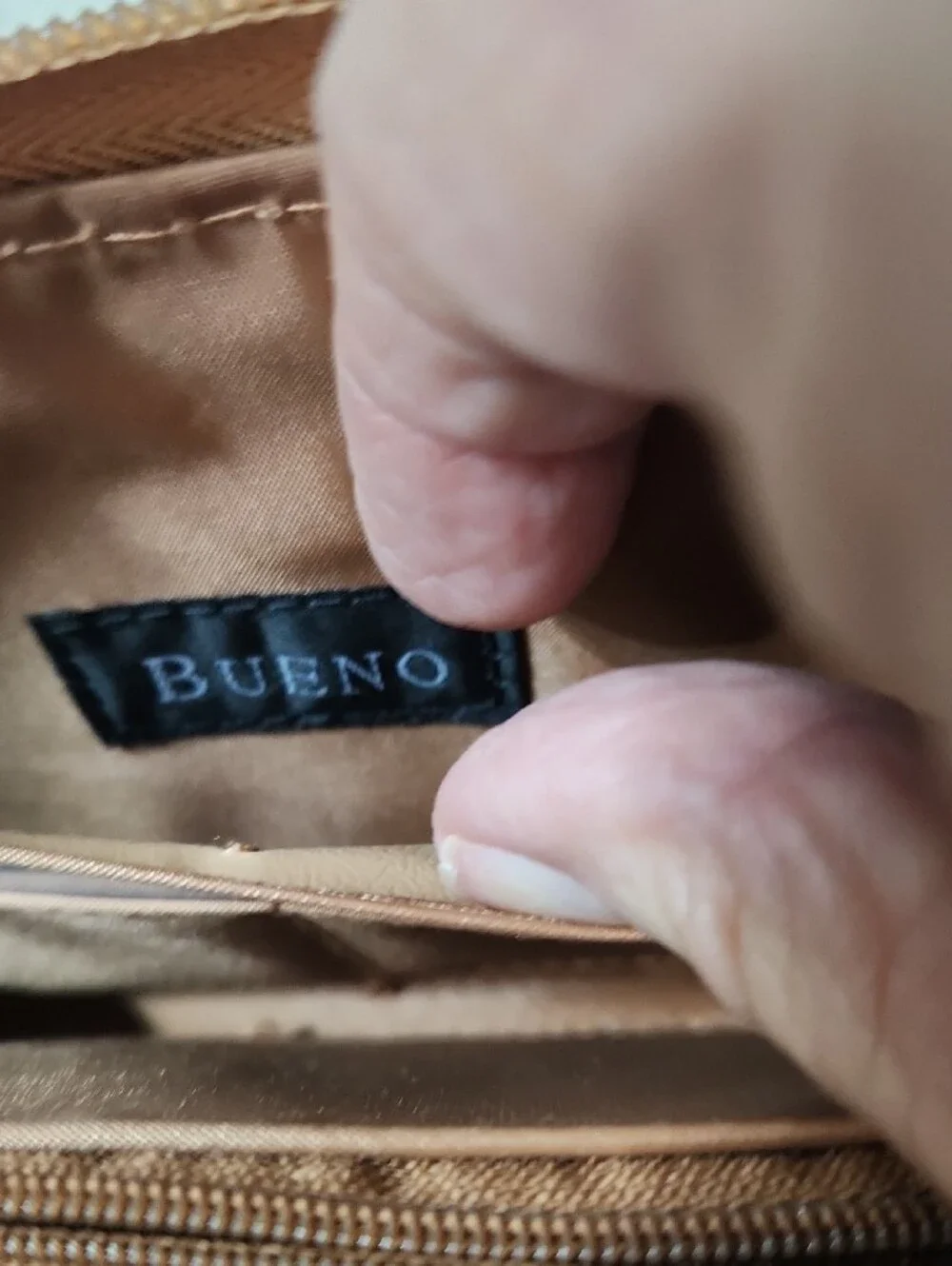 Bueno Floral Embroidered Crossbody in Pink, Green & Tan